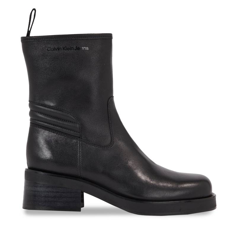 Stiefeletten Calvin Klein Jeans Biker Boot Lth Wn YW0YW01330 Schwarz von Calvin Klein Jeans