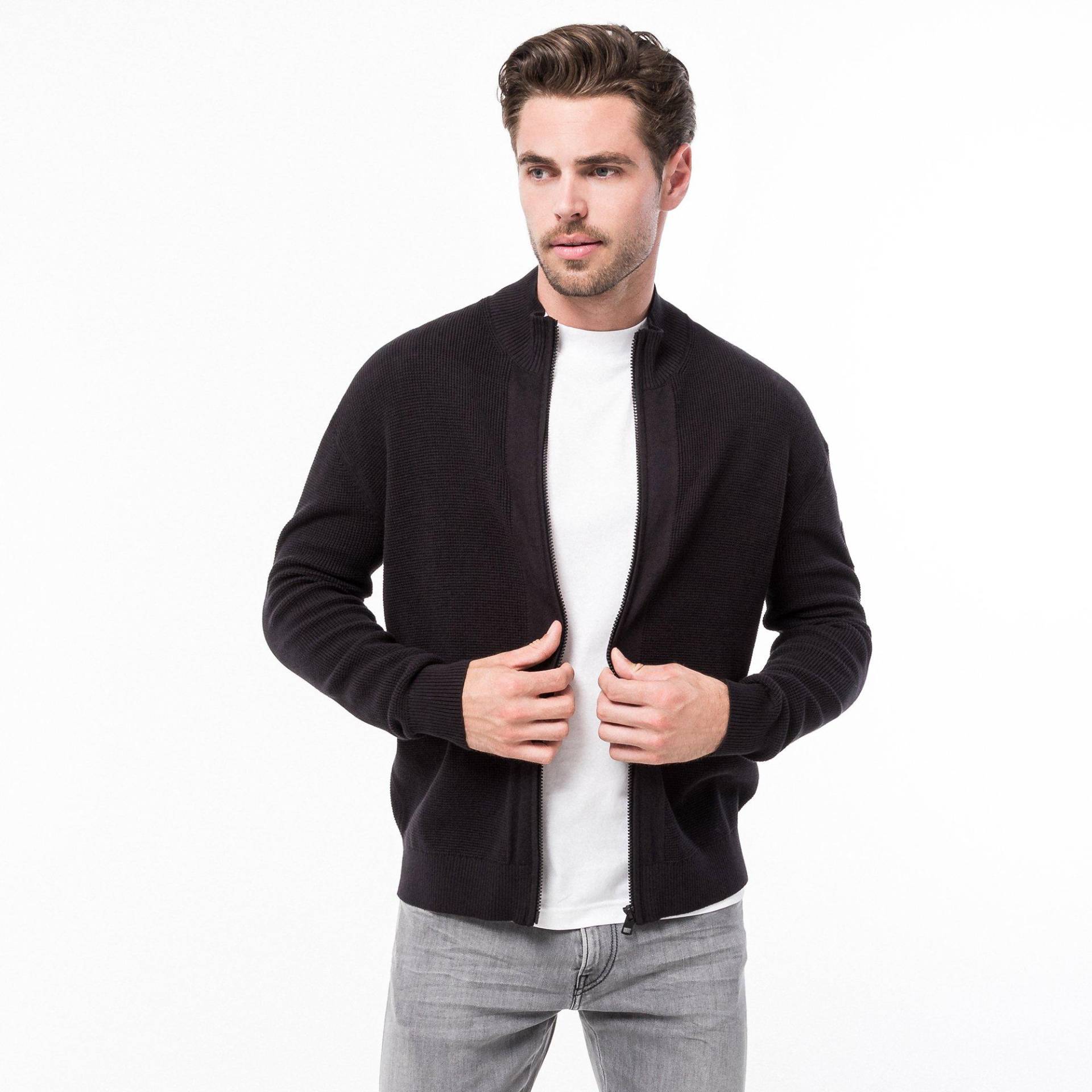 Sweatjacke Herren Black S von Calvin Klein Jeans