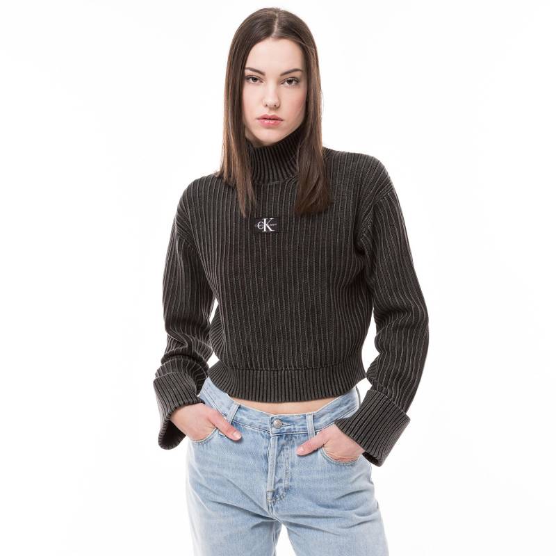 Calvin Klein Jeans - Sweatshirt, für Damen, Black, Größe M von Calvin Klein Jeans