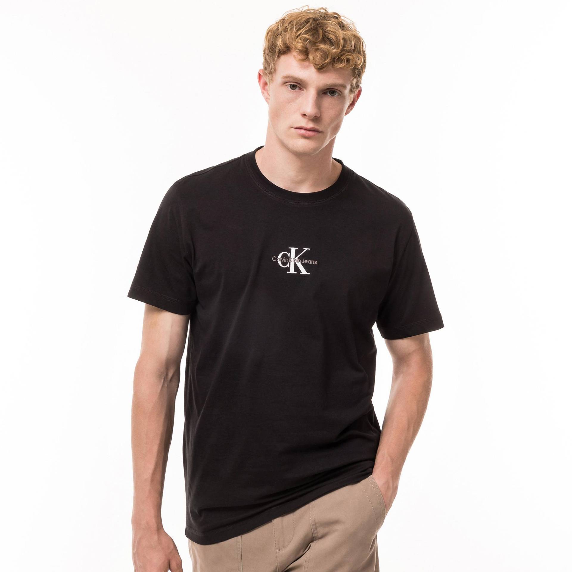 T-shirt Herren Black S von Calvin Klein Jeans