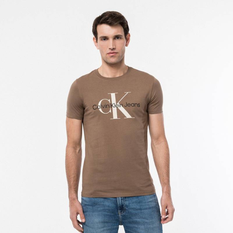 T-shirt Herren Braun S von Calvin Klein Jeans