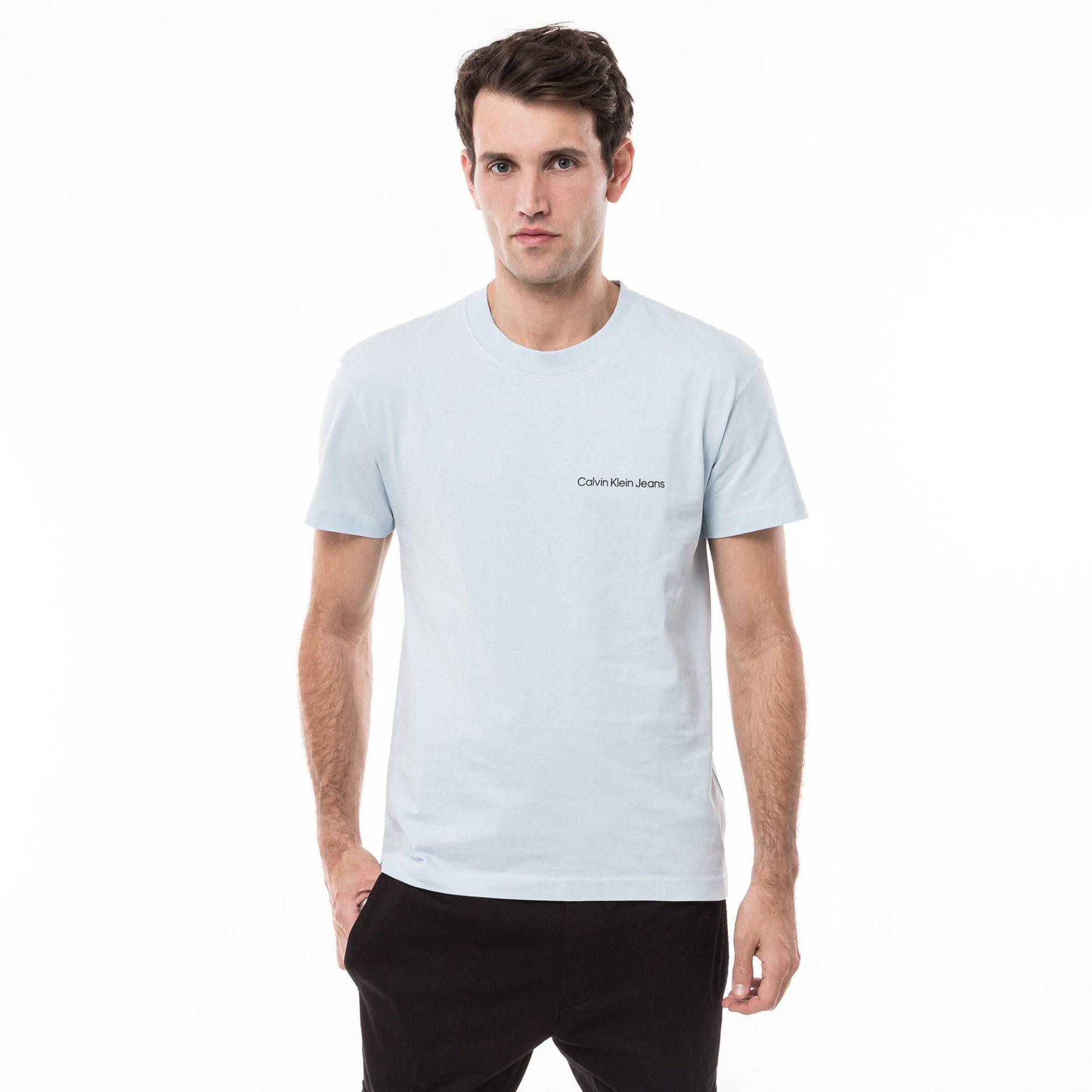 T-shirt Herren Hellblau M von Calvin Klein Jeans