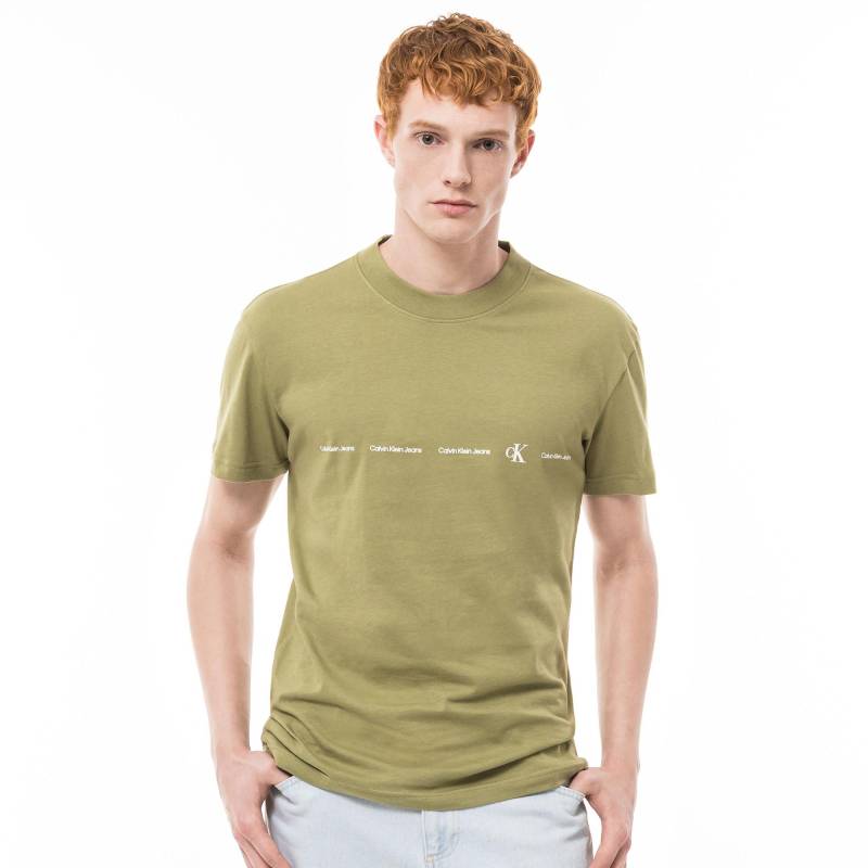 Calvin Klein Jeans - T-Shirt, für Herren, Olivegrün, Größe M von Calvin Klein Jeans