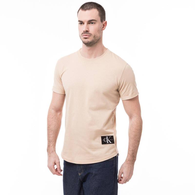 T-shirt Herren Sand L von Calvin Klein Jeans