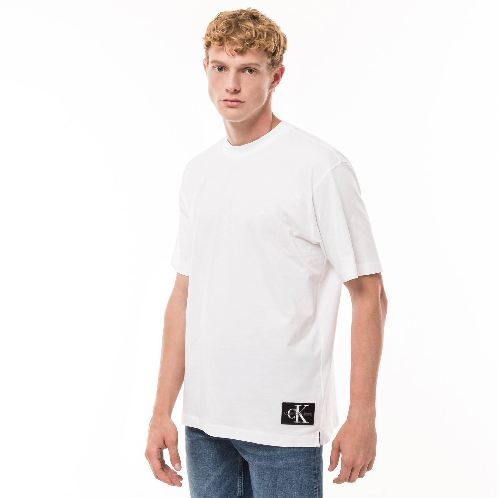 T-shirt Herren Weiss L von Calvin Klein Jeans