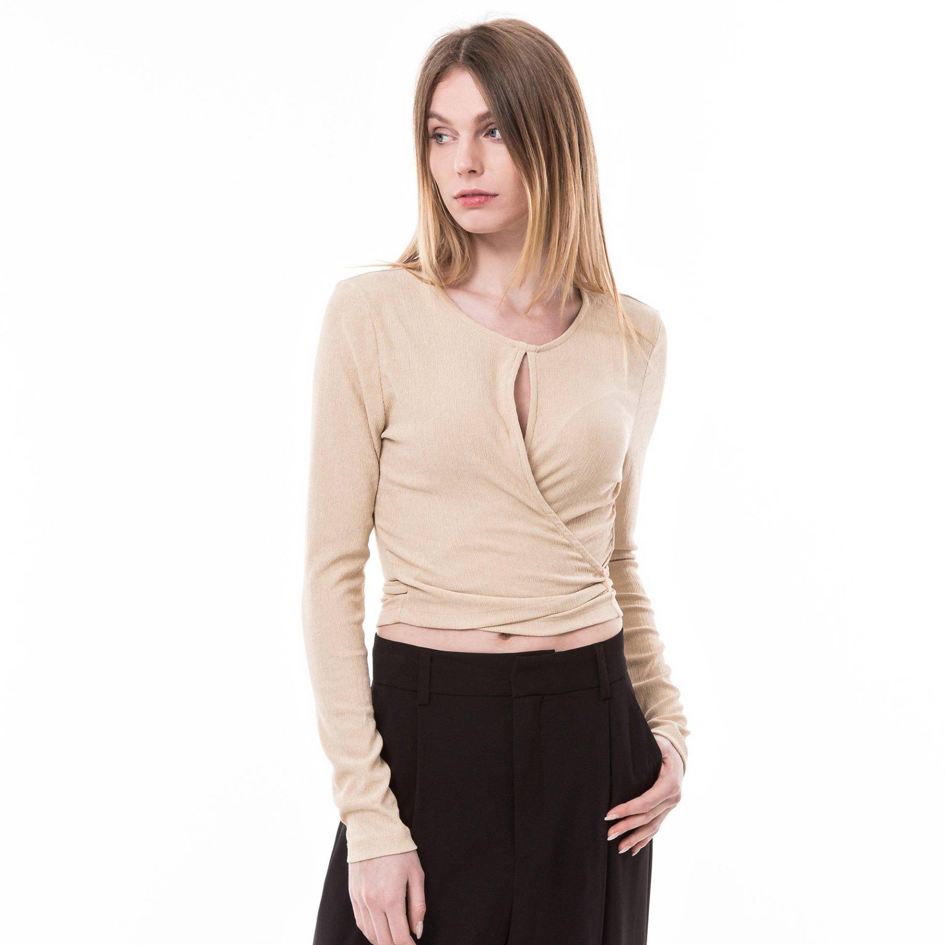 Top Damen Beige XS von Calvin Klein Jeans