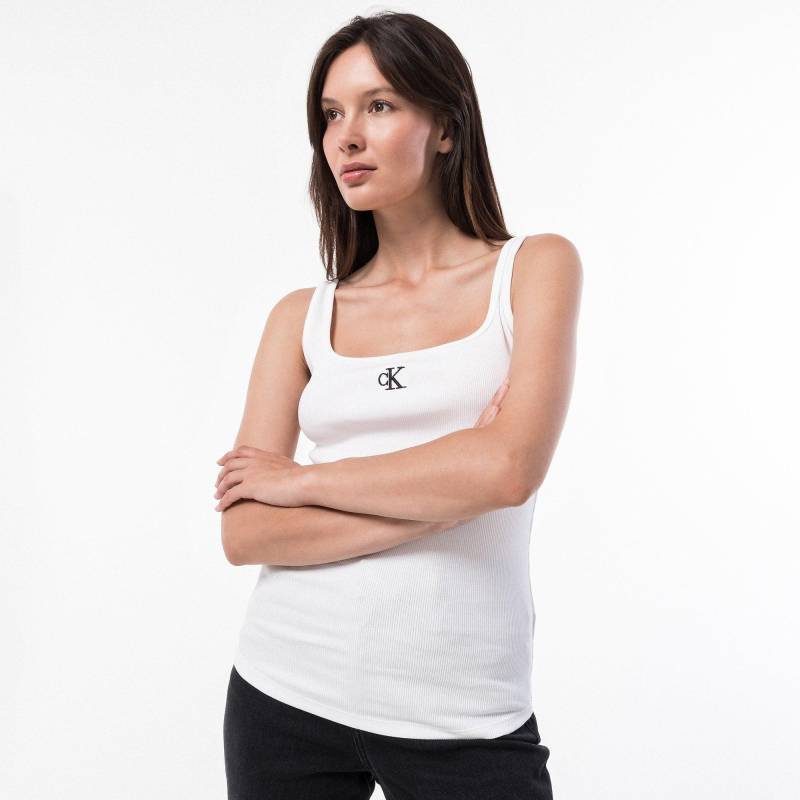 Top Damen Weiss XS von Calvin Klein Jeans