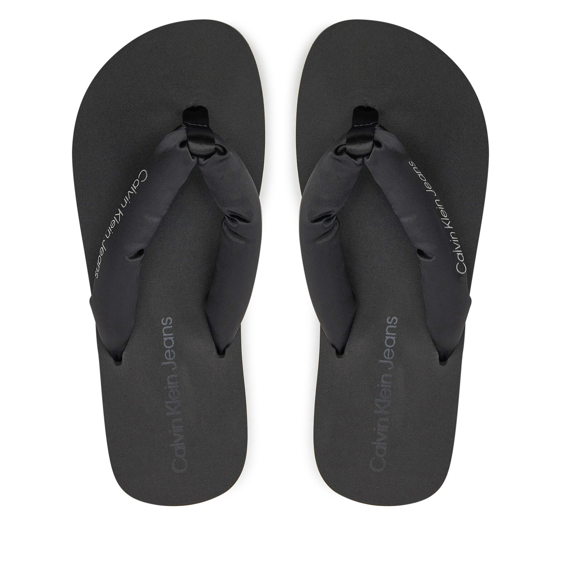 Zehentrenner Calvin Klein Jeans Beach Sandal Flatform Padded Ny YW0YW01400 Schwarz von Calvin Klein Jeans