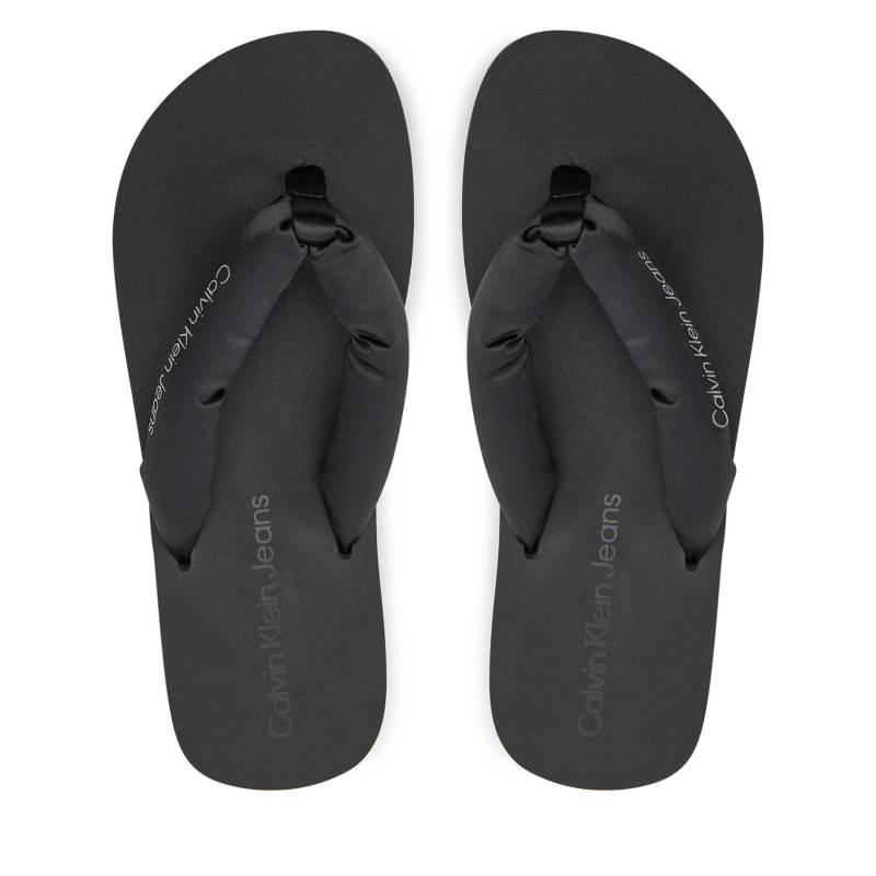 Zehentrenner Calvin Klein Jeans Beach Sandal Flatform Padded Ny YW0YW01400 Schwarz von Calvin Klein Jeans