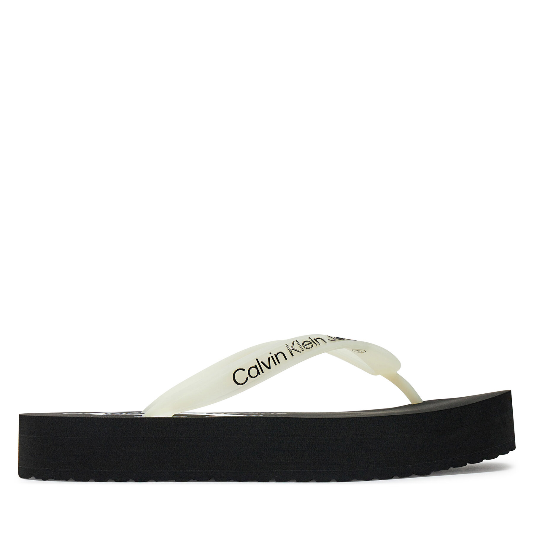 Zehentrenner Calvin Klein Jeans Beach Sandal Flatform YW0YW01620 Schwarz von Calvin Klein Jeans