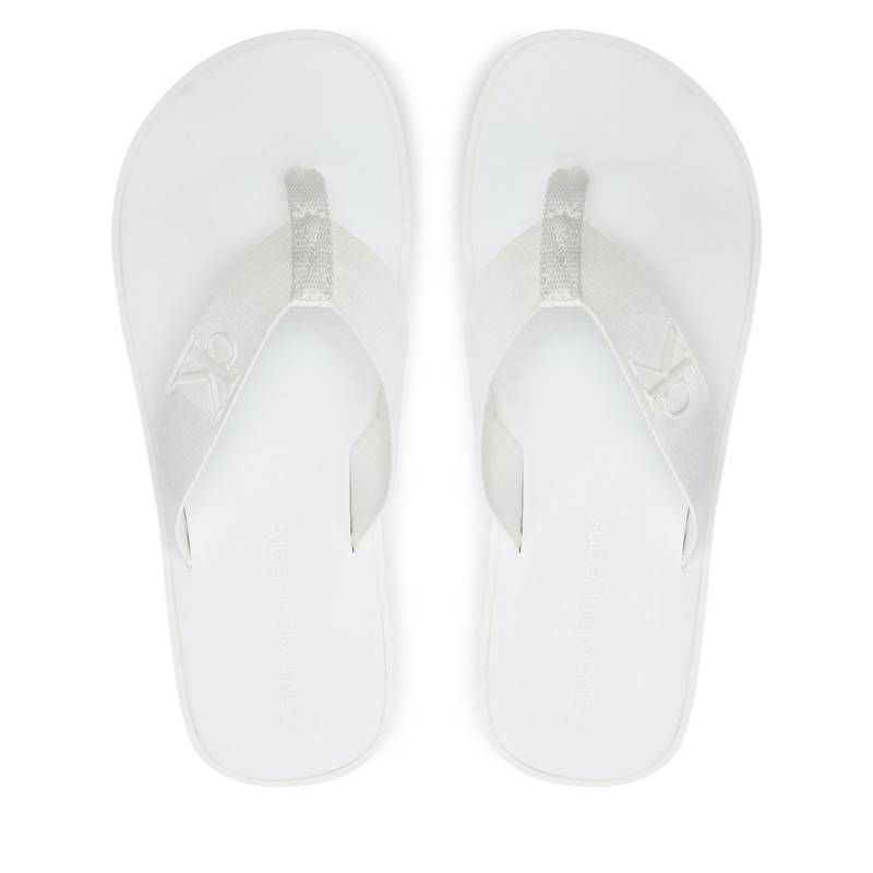 Zehentrenner Calvin Klein Jeans Flatform Flipflop Jelly YW0YW01398 Weiß von Calvin Klein Jeans