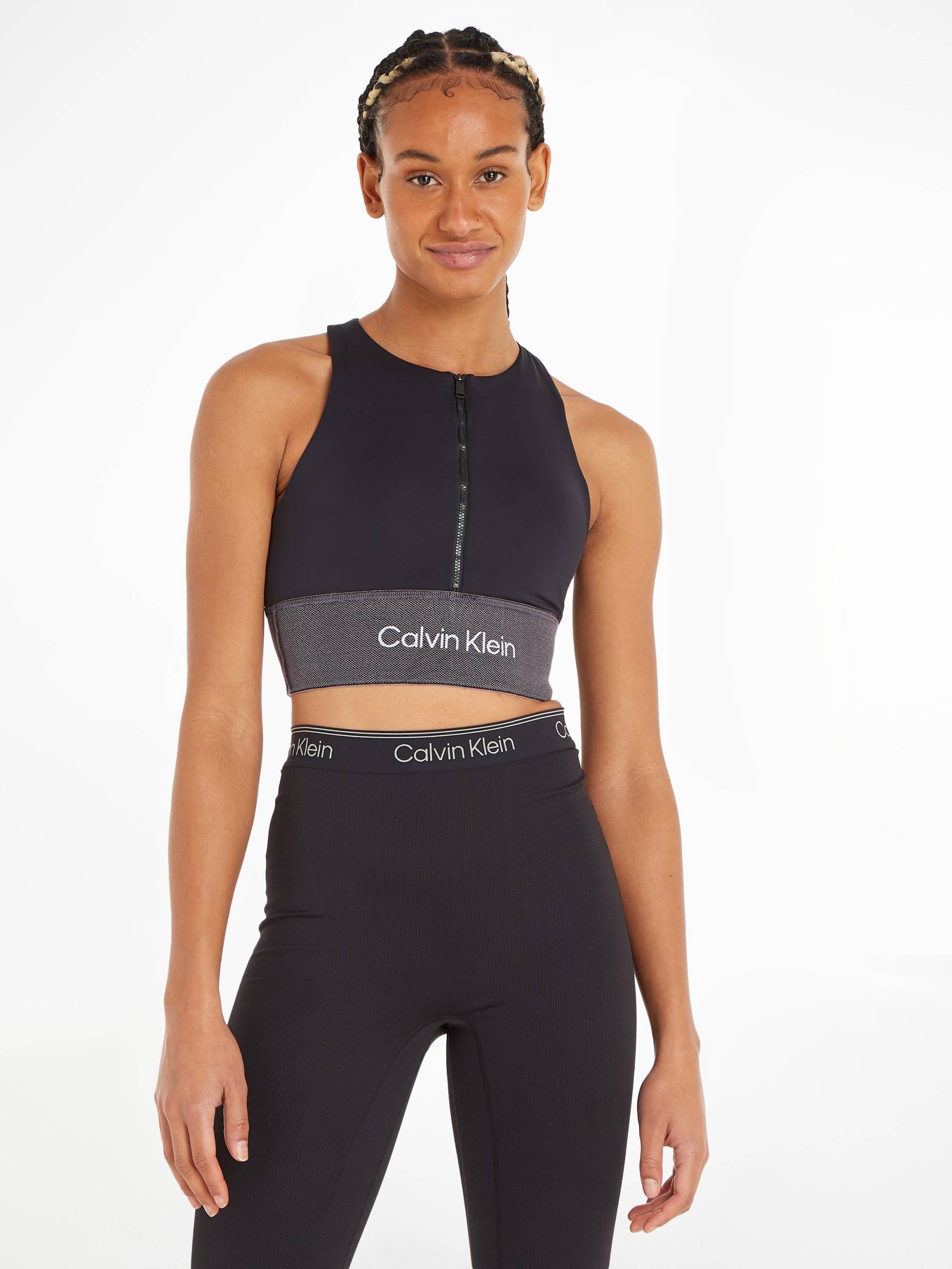 Calvin Klein Sport Sport-Bustier »WO - Medium Support Sports Bra«, mit Reissverschluss von Calvin Klein Sport