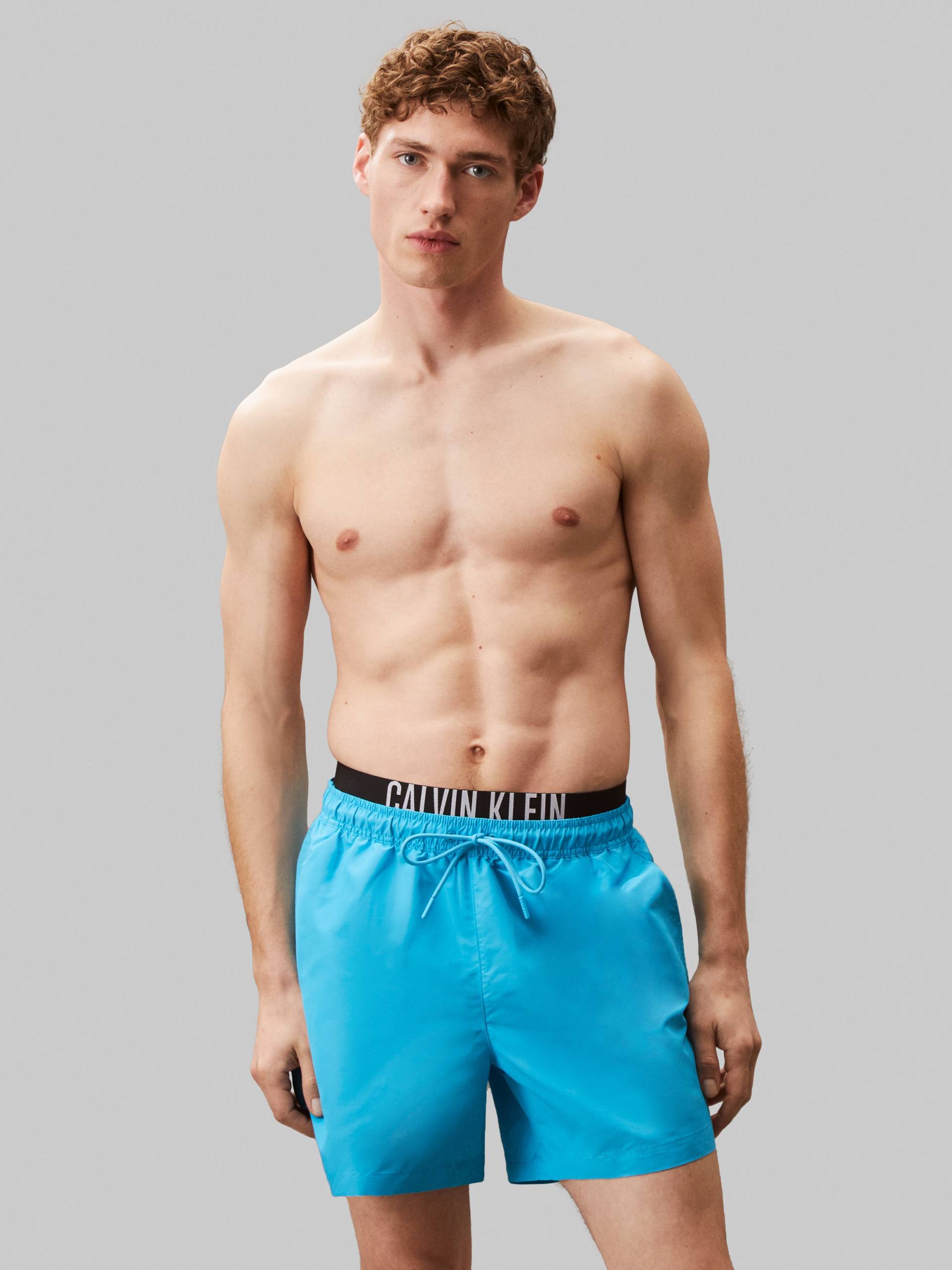 Calvin Klein Swimwear Badeshorts »MEDIUM DOUBLE WB«, mit Logo von Calvin Klein Swimwear