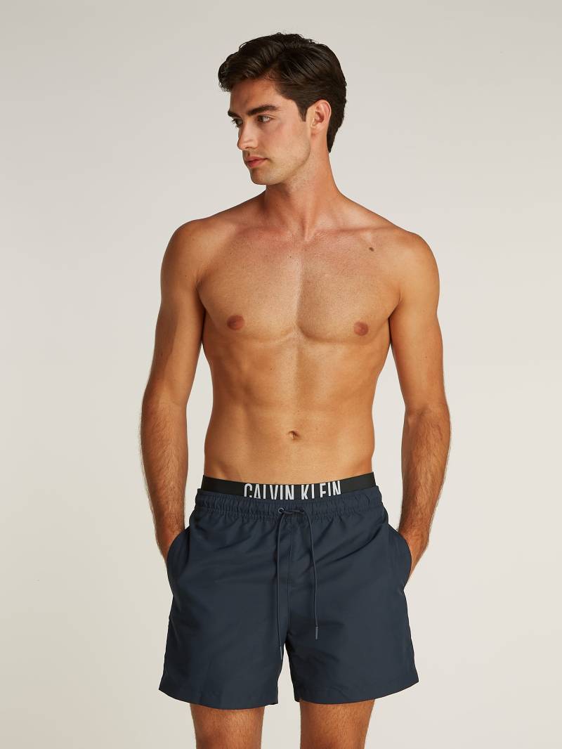 Calvin Klein Swimwear Badeshorts »MEDIUM DOUBLE WB«, mit Logo von Calvin Klein Swimwear