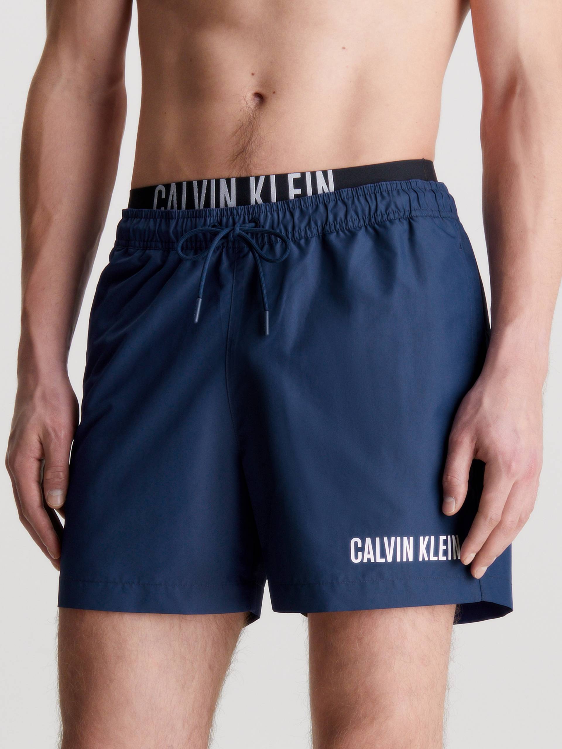 Calvin Klein Swimwear Badeshorts »MEDIUM DOUBLE WB«, mit doppeltem Bund von Calvin Klein Swimwear