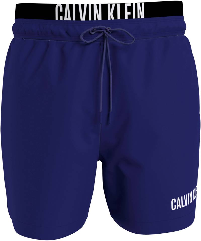 Calvin Klein Swimwear Badeshorts »MEDIUM DOUBLE WB«, mit doppeltem Bund von Calvin Klein Swimwear