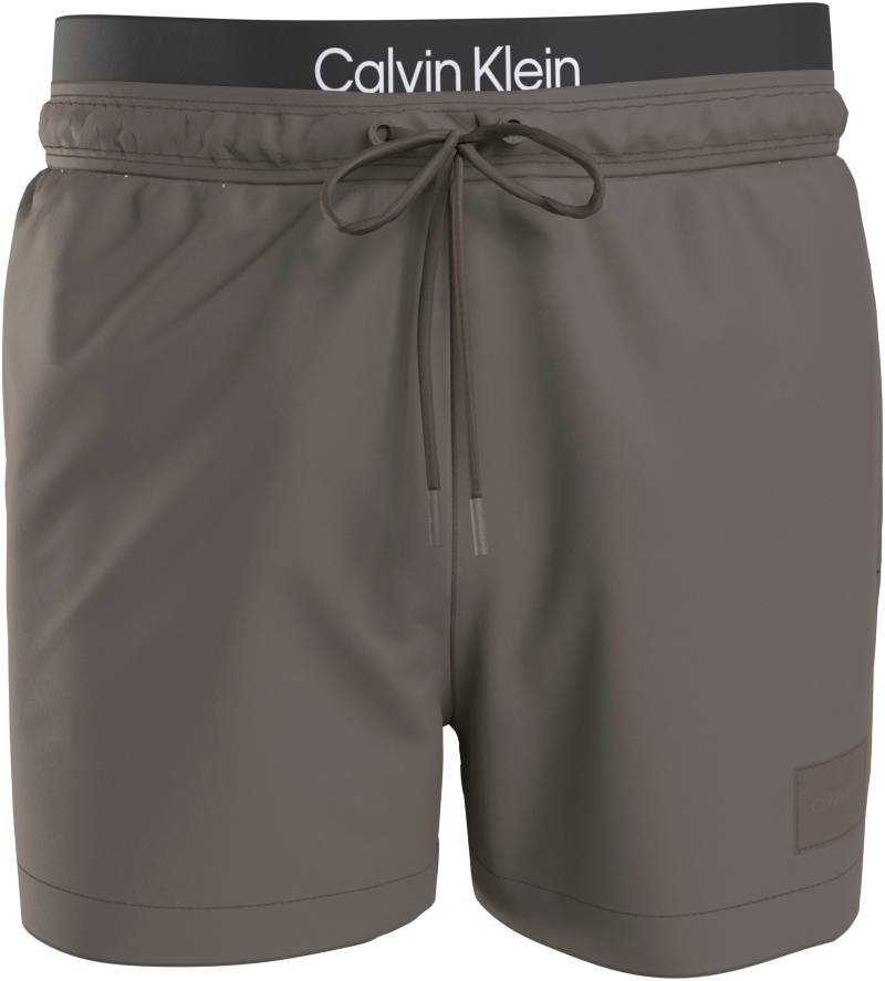 Calvin Klein Swimwear Badeshorts »SHORT DOUBLE WB«, mit doppeltem Bund von Calvin Klein Swimwear