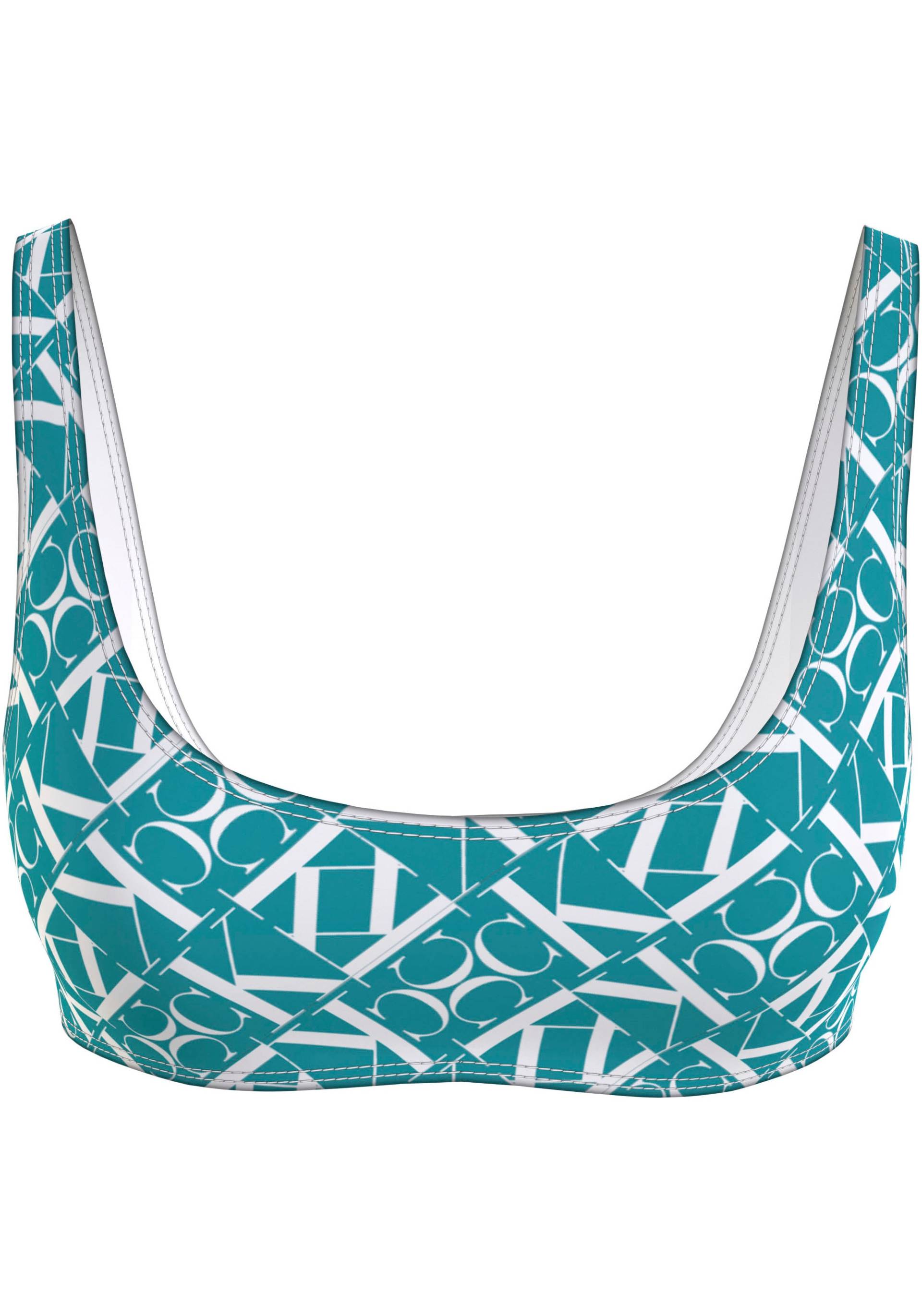 Calvin Klein Swimwear Bandeau-Bikini-Top »BRALETTE-RP-PRINT«, mit Allover-Print Calvin Klein Swimwear Bandeau-Bikini-Top »BRALETTE-RP-PRINT«, mit Allover-Print von Calvin Klein Swimwear