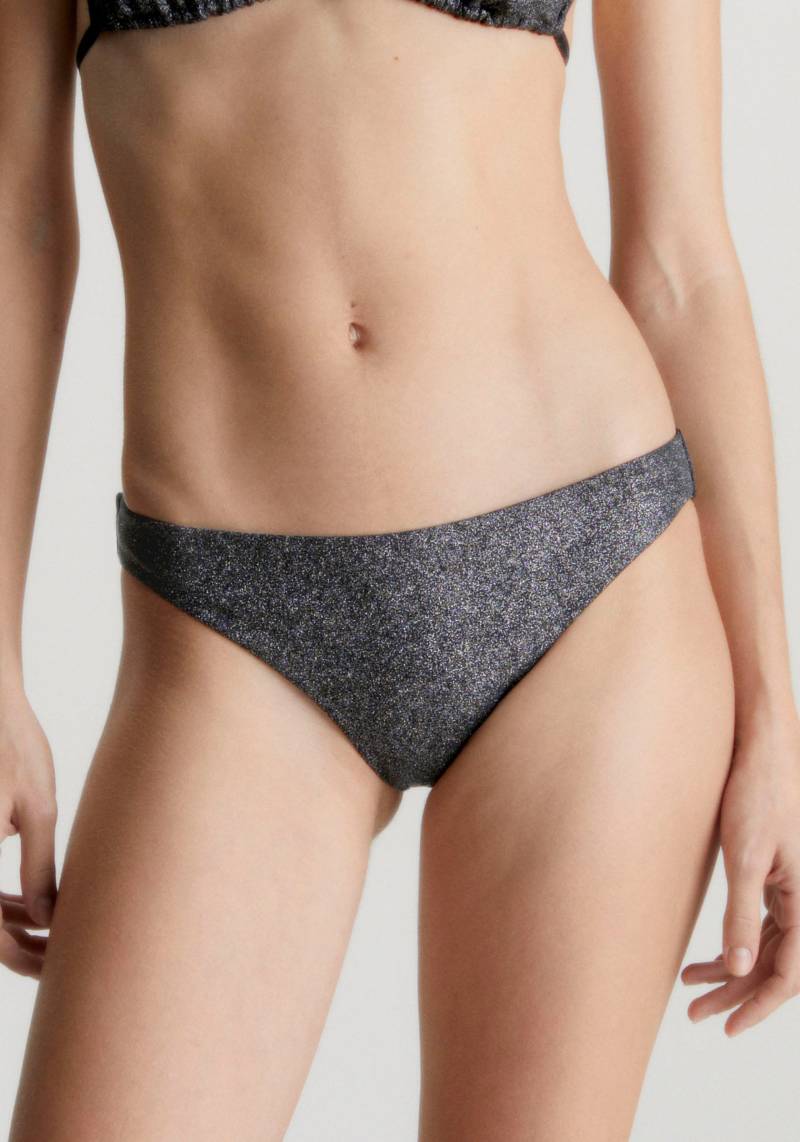 Calvin Klein Swimwear Bikini-Hose »BIKINI«, in glitzernder Optik von Calvin Klein Swimwear