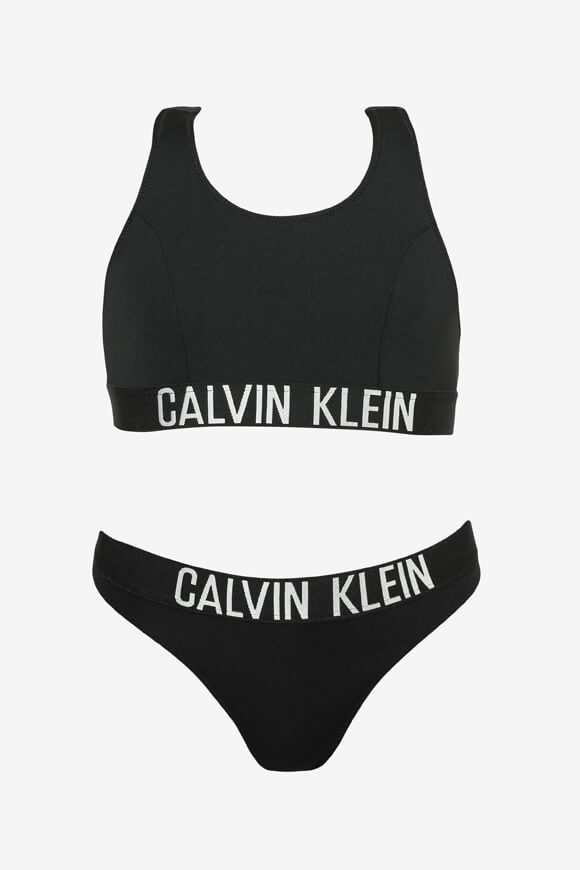 Calvin Klein Swimwear Bikini | Schwarz | Mädchen  | 10-12 von Calvin Klein Swimwear