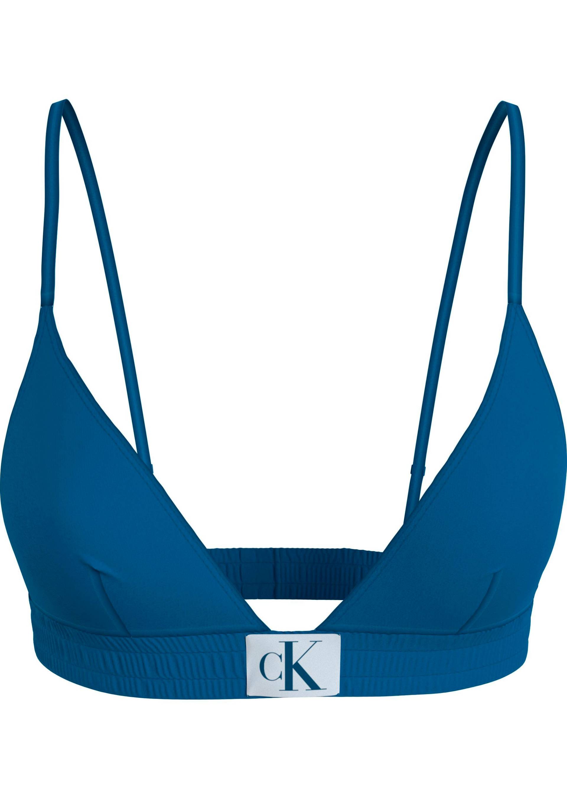 Calvin Klein Swimwear Triangel-Bikini-Top »FIXED TRIANGLE-RP«, mit Calvin Klein Markenlabel von Calvin Klein Swimwear