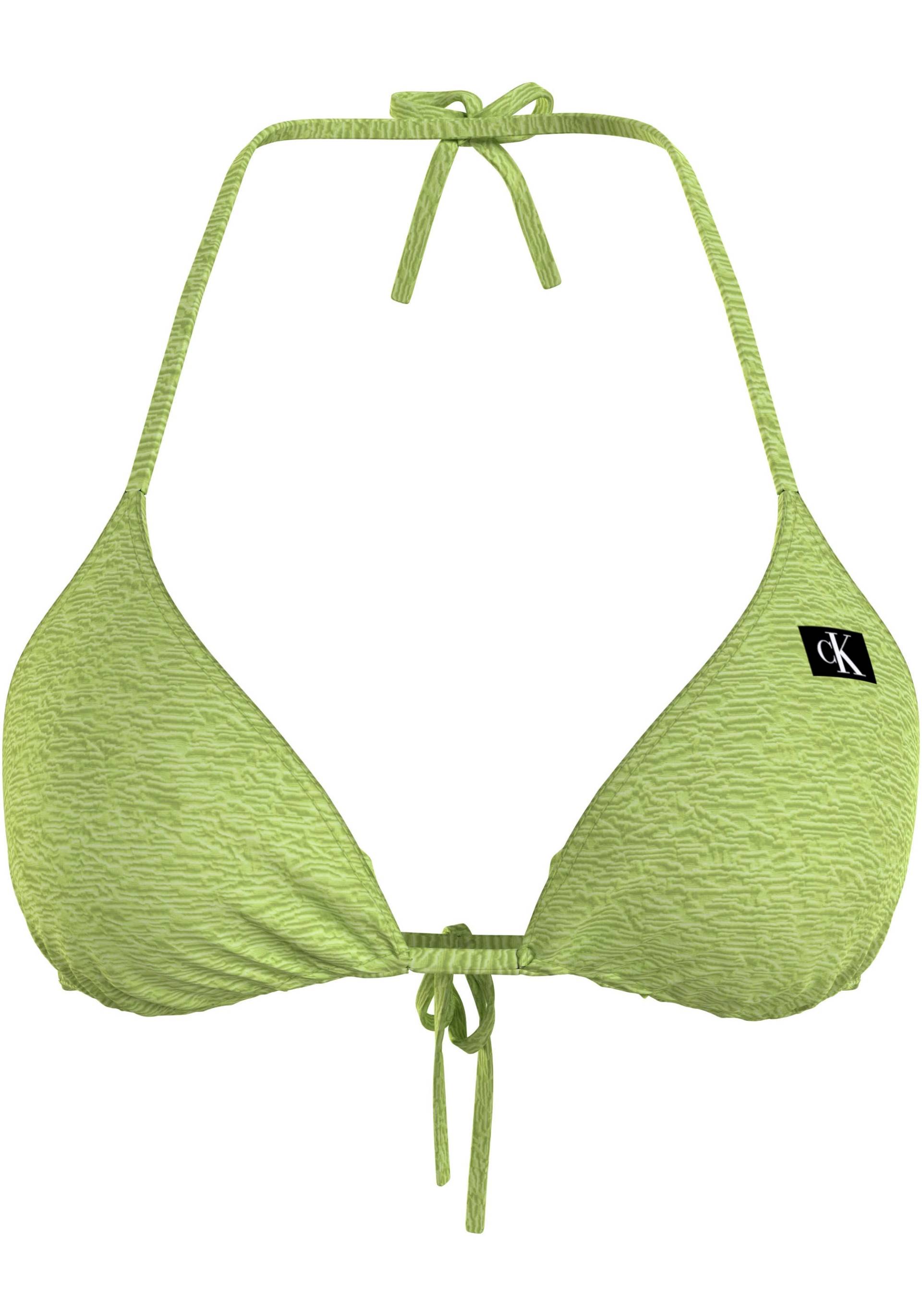 Calvin Klein Swimwear Triangel-Bikini-Top »TRIANGLE-RP«, mit Struktur von Calvin Klein Swimwear