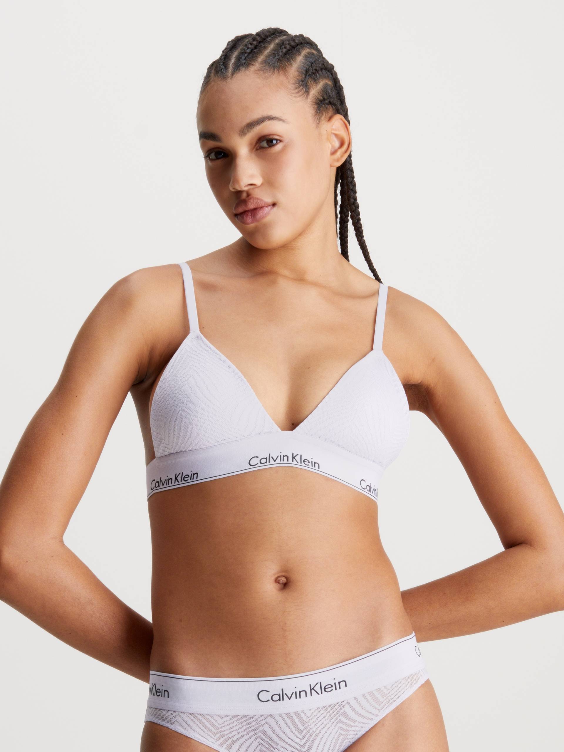 Calvin Klein Underwear Triangel-BH »LIGHTLY LINED TRIANGLE«, mit Tierstruktur von Calvin Klein Underwear