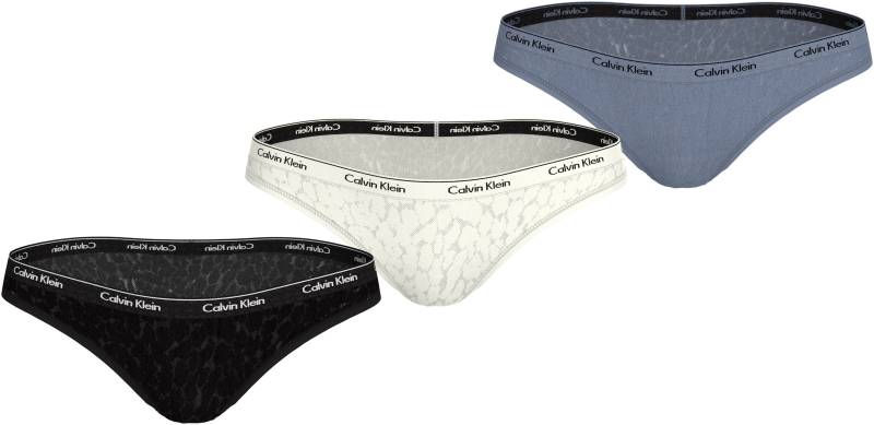 Calvin Klein Underwear Bikinislip »3 PACK BIKINI (LOW-RISE)«, (Packung, 3 St., 3er-Pack), mit CK-Logo am Bund von Calvin Klein Underwear