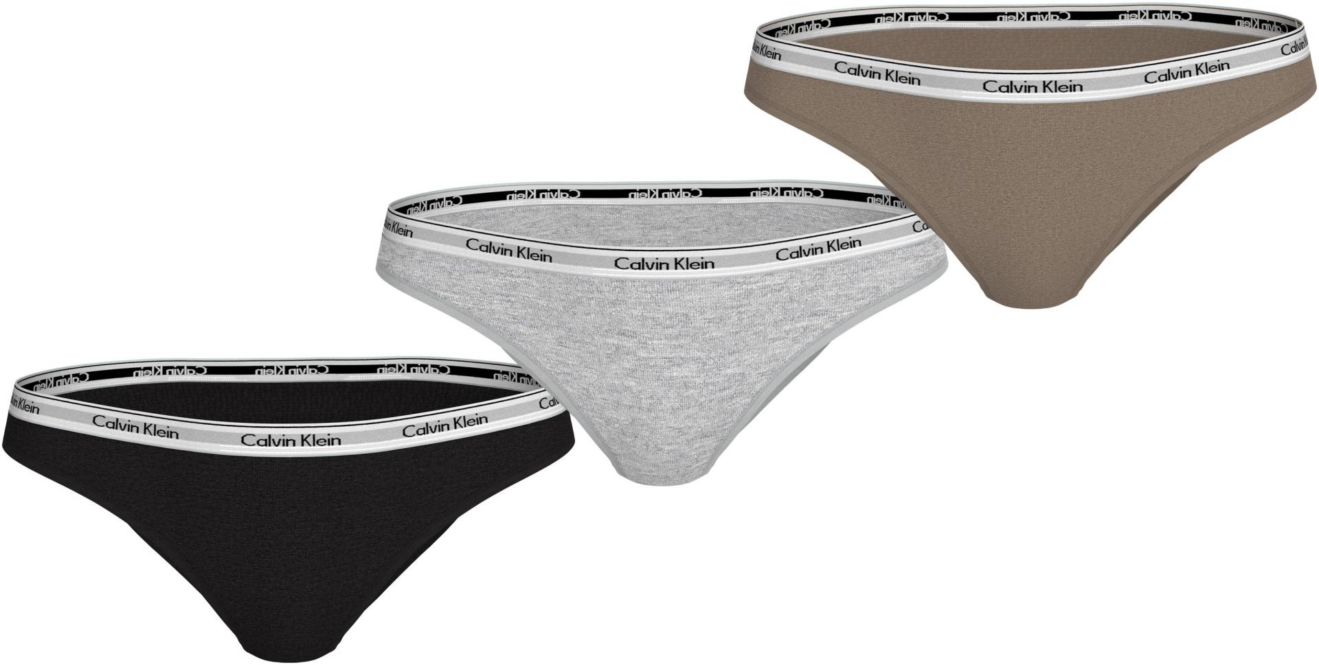 Calvin Klein Underwear Bikinislip »3 PACK BIKINI (LOW-RISE)«, (Packung, 3 St., 3er-Pack), mit Logobund von Calvin Klein Underwear