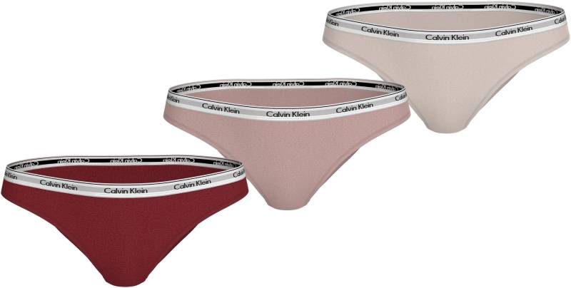 Calvin Klein Underwear Bikinislip »3 PACK BIKINI (LOW-RISE)«, (Packung, 3 St., 3er-Pack), mit Logobund von Calvin Klein Underwear