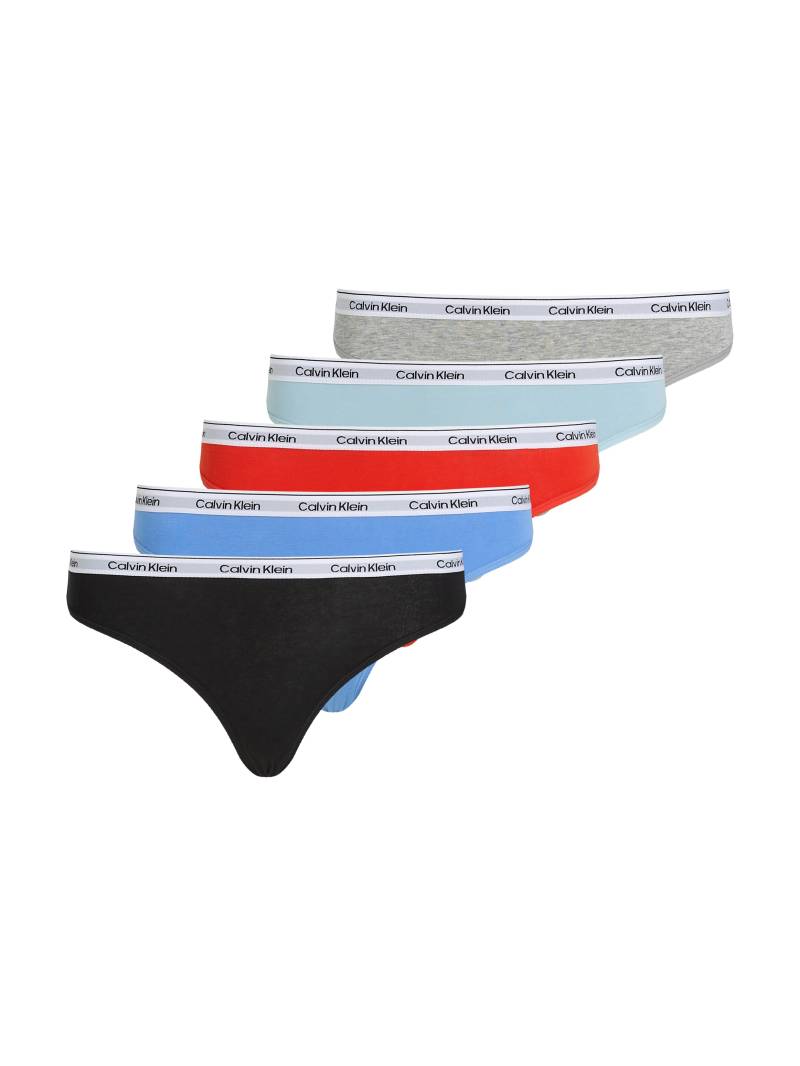 Calvin Klein Underwear Bikinislip »5 PACK BIKINI (LOW-RISE)«, (Packung, 5 St., 5er-Pack), mit Logobund von Calvin Klein Underwear