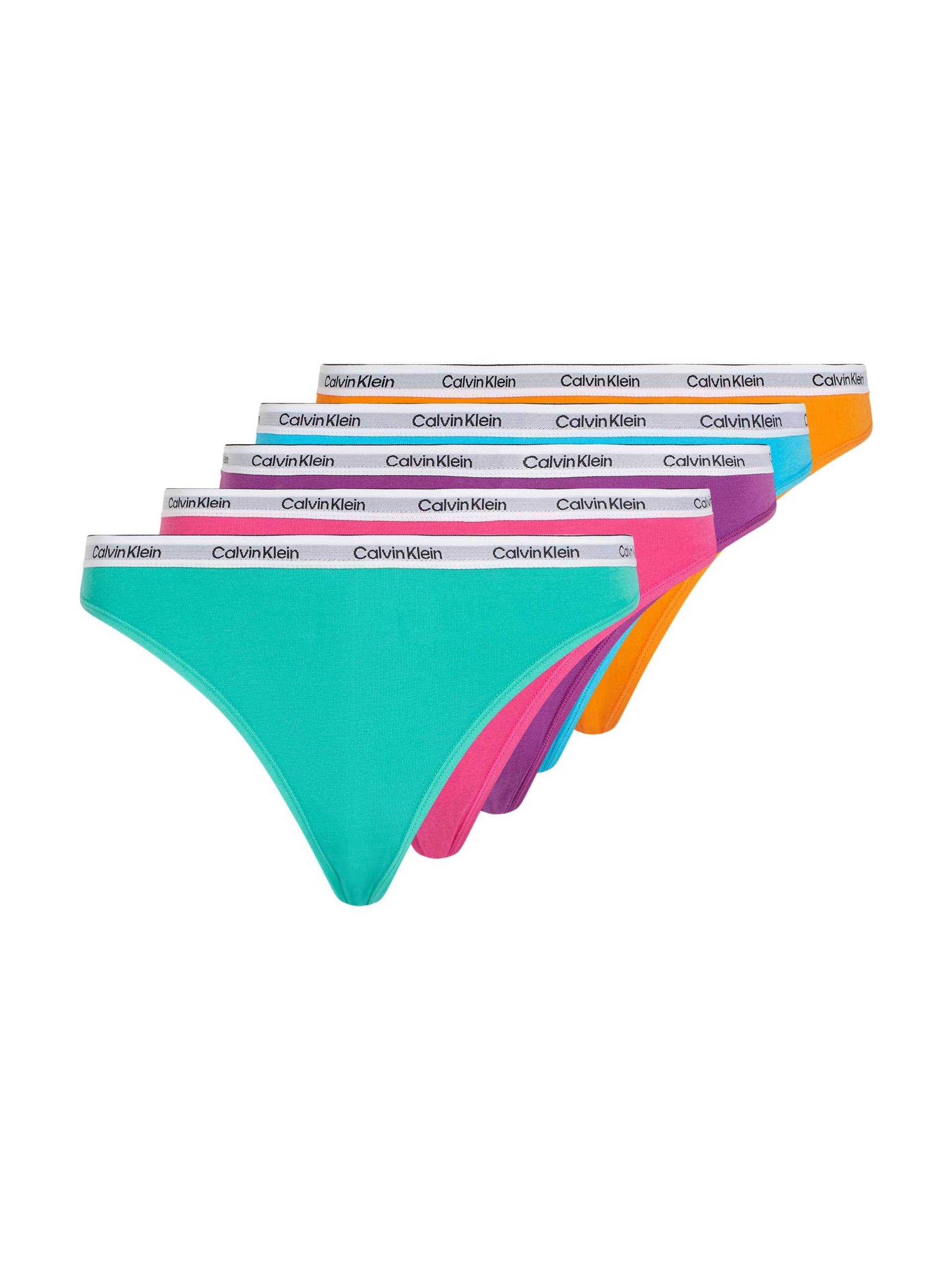 Calvin Klein Underwear Bikinislip »5 PACK BIKINI (LOW-RISE)«, (Packung, 5 St., 5er-Pack), mit Logobund von Calvin Klein Underwear