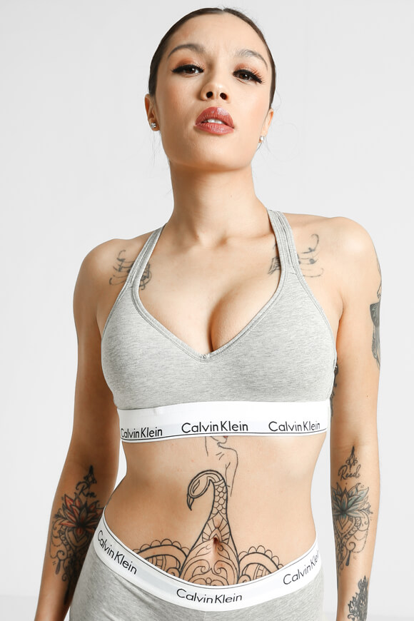 Calvin Klein Underwear Bralette | Grau meliert | Damen  | S von Calvin Klein Underwear