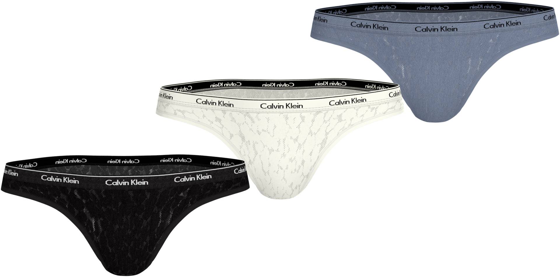 Calvin Klein Underwear Brasilslip »3 PACK BRAZILIAN (LOW-RISE)«, (Packung, 3 St., 3er-Pack), mit Logobund von Calvin Klein Underwear