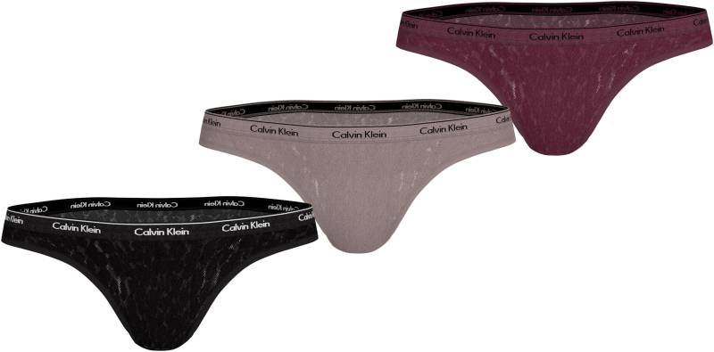 Calvin Klein Underwear Brasilslip »3 PACK BRAZILIAN (LOW-RISE)«, (Packung, 3 St., 3er-Pack), mit Logobund von Calvin Klein Underwear