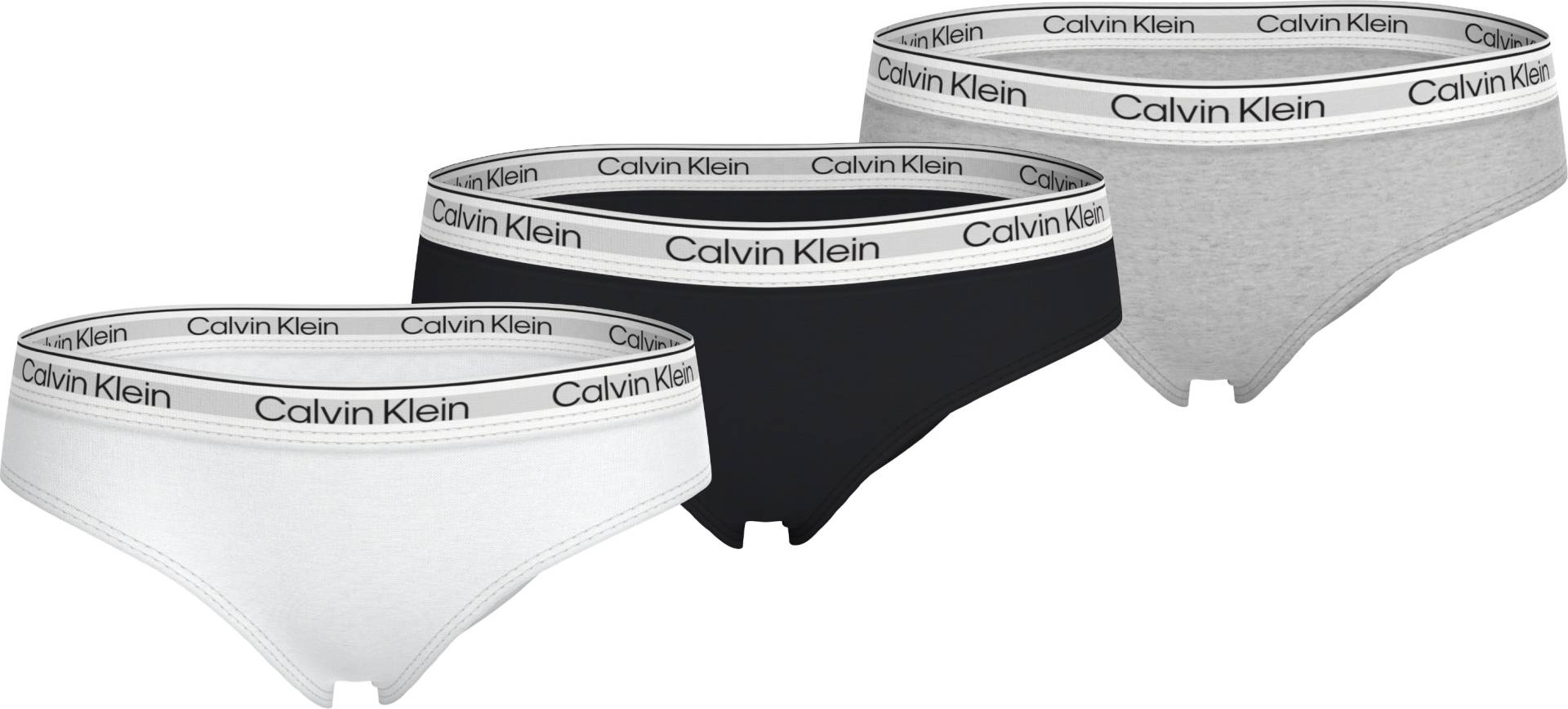 Calvin Klein Underwear Brasilslip »3PK BIKINI«, (Packung, 3 St., 3er-Pack), mit Logobund von Calvin Klein Underwear