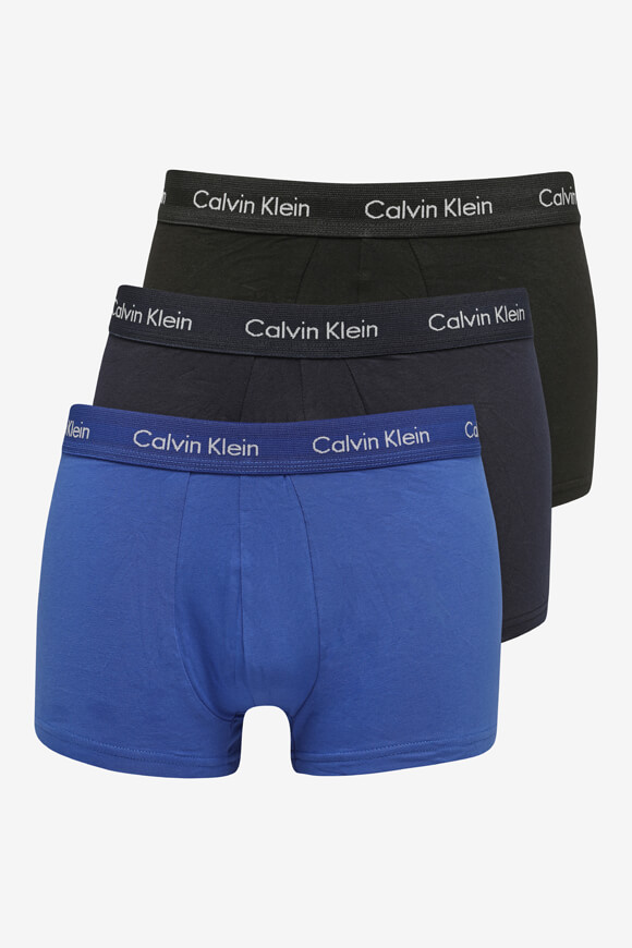 Calvin Klein Underwear Dreierpack Boxershorts | Black + Blueshadow + Cobaltwater | Herren  | L von Calvin Klein Underwear