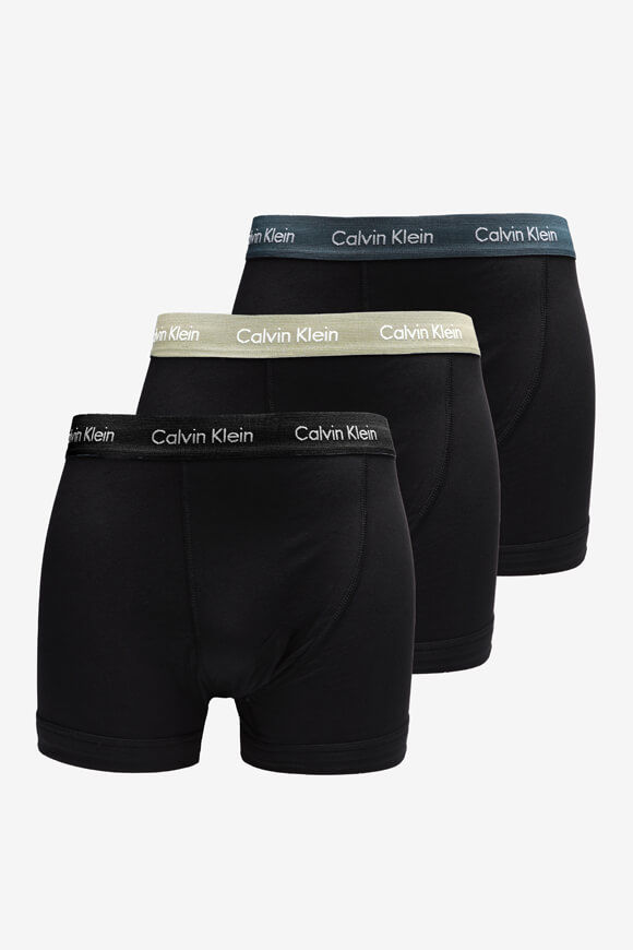 Calvin Klein Underwear Dreierpack Boxershorts | Black + Hemisphere Blue + Ash | Herren  | M von Calvin Klein Underwear