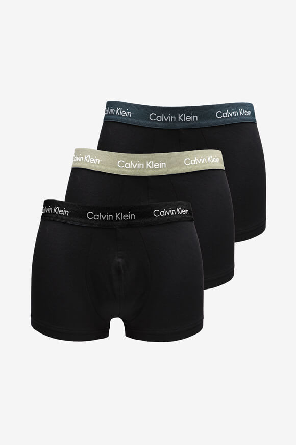 Calvin Klein Underwear Dreierpack Boxershorts | Black + Hemisphere Blue + Ash | Herren  | S von Calvin Klein Underwear