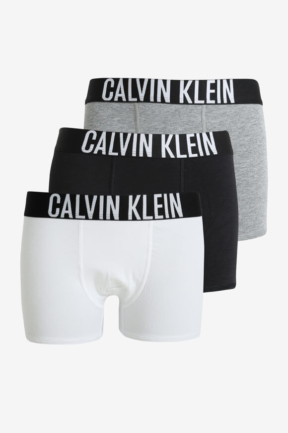 Calvin Klein Underwear Dreierpack Boxershorts | Black + White + Grey Heather | Jungen  | 12 von Calvin Klein Underwear