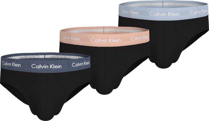 Calvin Klein Underwear Hipster, (3 St.), mit farbigem Webbund von Calvin Klein Underwear