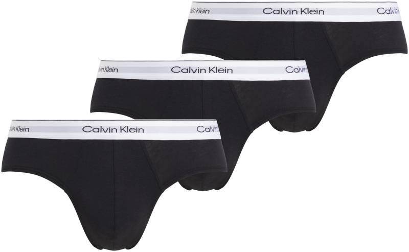 Calvin Klein Underwear Hipster »HIP BRIEF 3PK«, (Packung, 3 St.), mit Logo-Elastikbund (3 Stück) von Calvin Klein Underwear