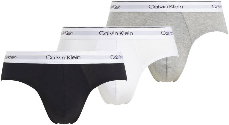 Calvin Klein Underwear Hipster »HIP BRIEF 3PK«, (Packung, 3 St.), mit Logo-Elastikbund (3 Stück) von Calvin Klein Underwear