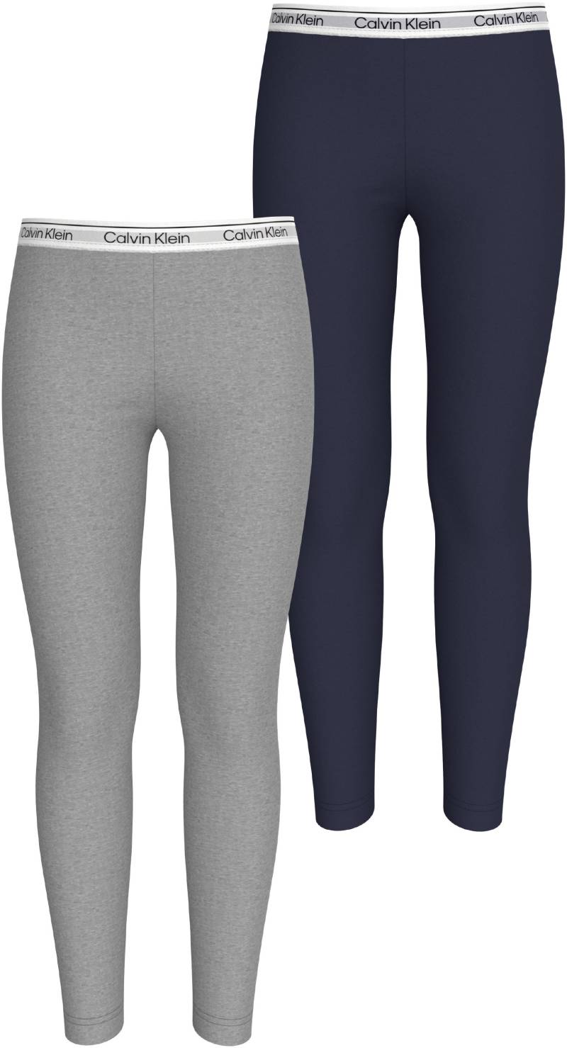 Calvin Klein Underwear Leggings »2PK LEGGING«, (Packung, 2 tlg.), für Kinder bis 16 Jahre, mit Elastik-Logobund von Calvin Klein Underwear