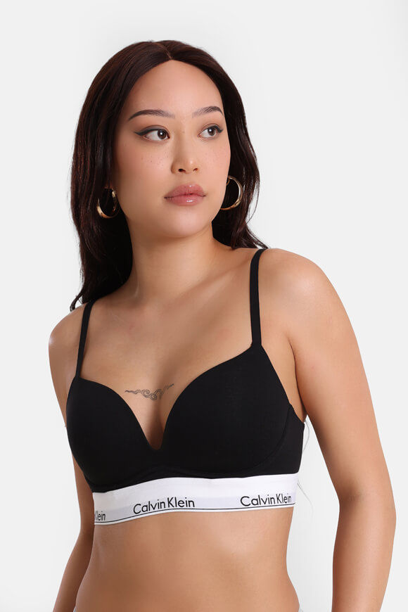 Calvin Klein Underwear Push-Up Plunge-BH | Black | Damen  | 34 von Calvin Klein Underwear