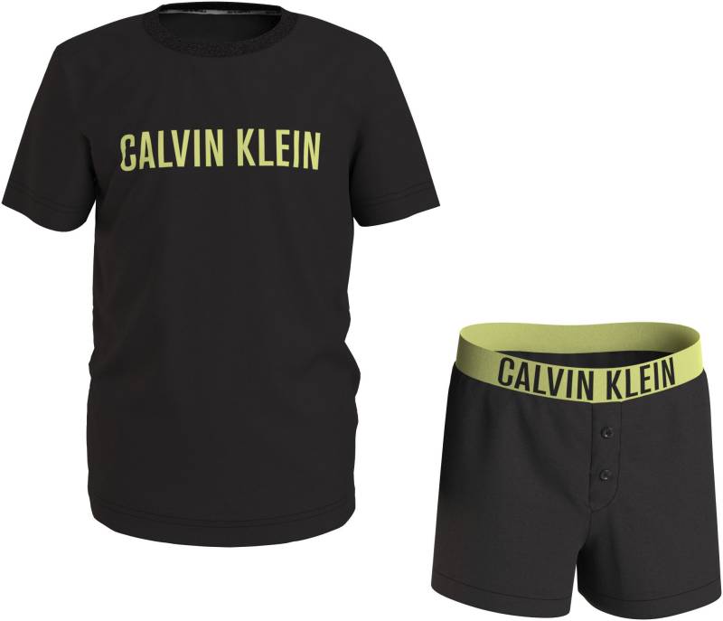 Calvin Klein Underwear Pyjama »KNIT PJ SET (SS+SHORT)«, (Set, 2 tlg.), Kinder bis 16 Jahren von Calvin Klein Underwear