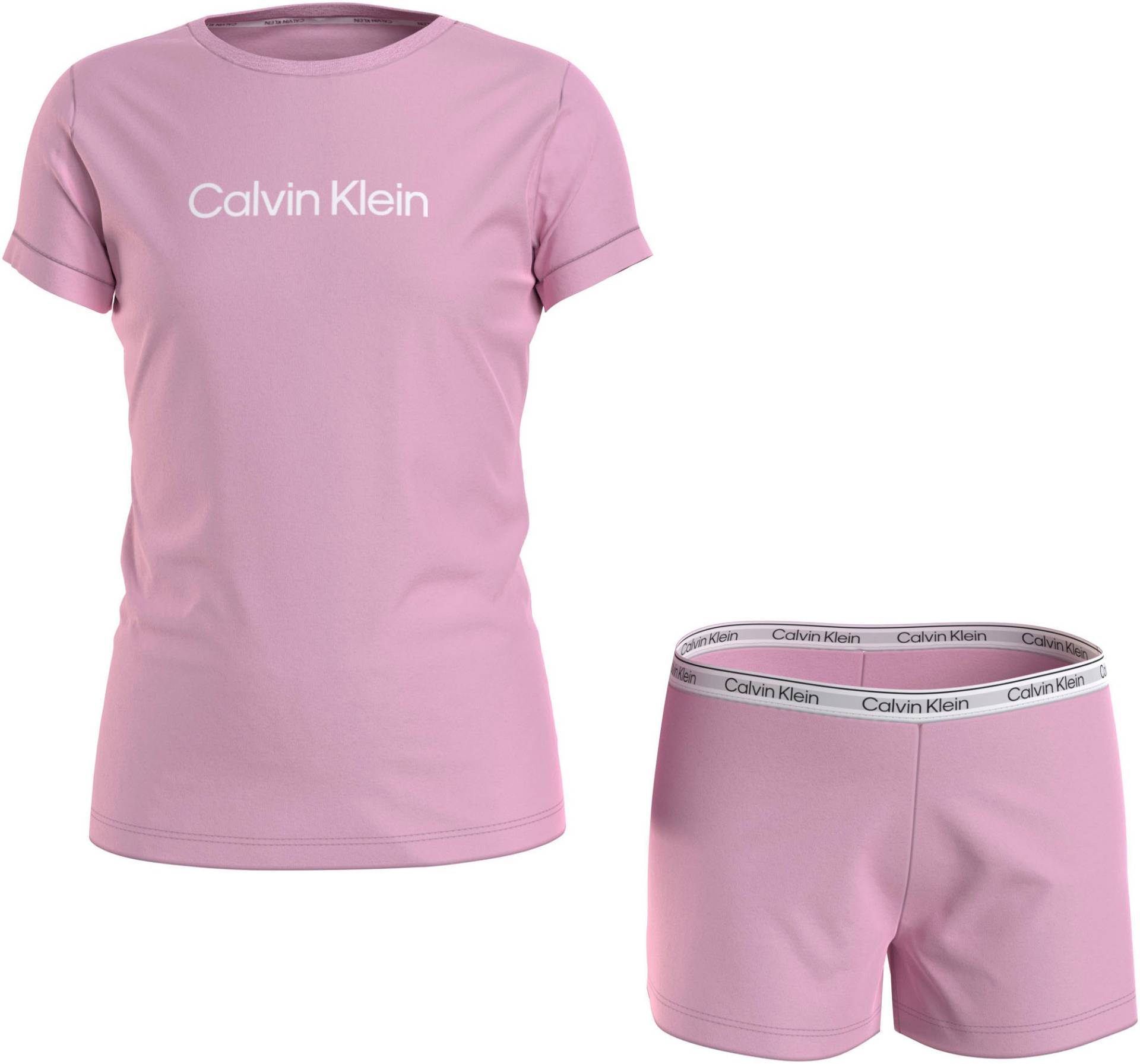 Calvin Klein Underwear Pyjama »KNIT PJ SET (SS+SHORT)«, (Set, 2 tlg.), Kinder bis 16 Jahren von Calvin Klein Underwear