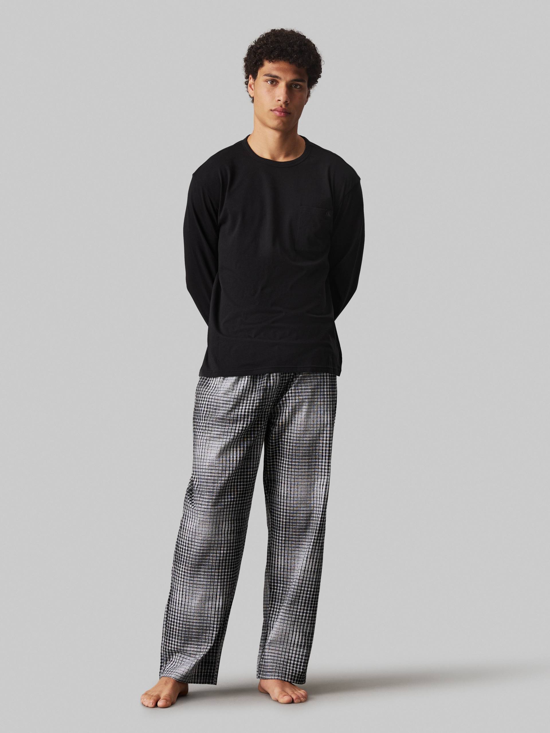 Calvin Klein Underwear Pyjama »L/S PANT SET«, (Set, 2 tlg.), mit karierter Hose von Calvin Klein Underwear