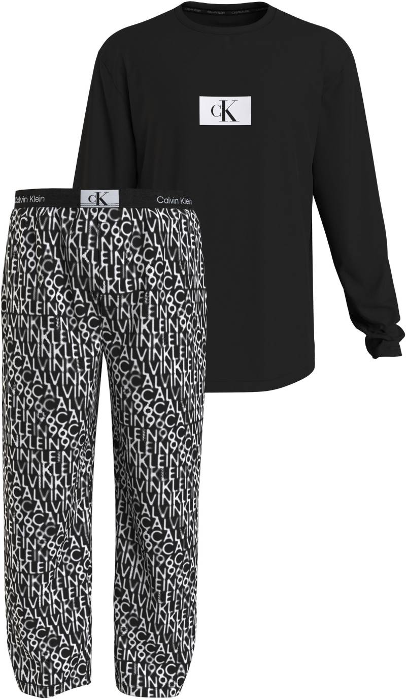 Calvin Klein Underwear Schlafanzug »L/S PANT SET«, (Set, 2 tlg.), mit geradem Bein von Calvin Klein Underwear