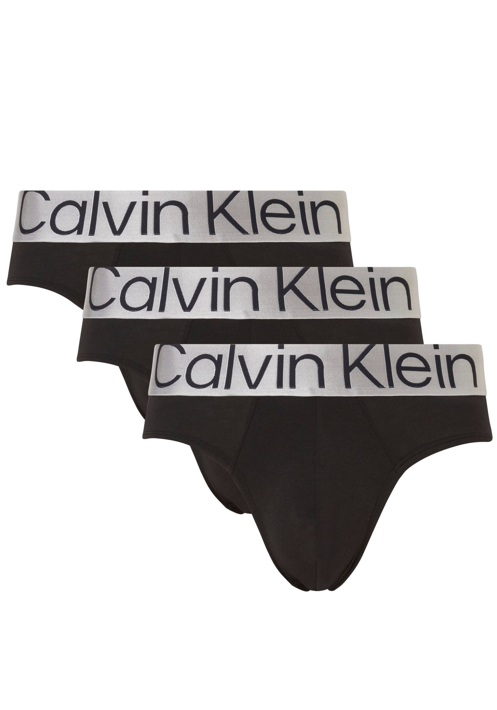 Calvin Klein Underwear Slip, (Packung, 3 St., 3er-Pack), mit Logoschriftzug in passendem Ton zum Slip von Calvin Klein Underwear